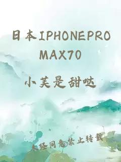 日本IPHONEPROMAX70