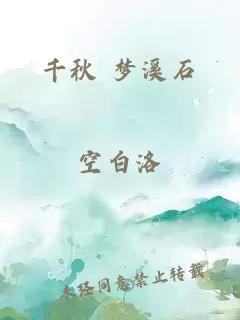 千秋 梦溪石