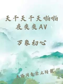 天干天干天啪啪夜爽爽AV