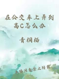 在公交车上弄到高C怎么办