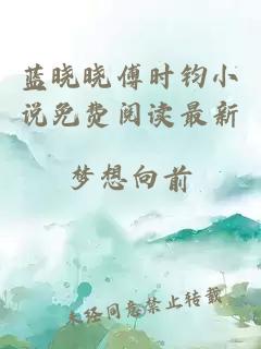 蓝晓晓傅时钧小说免费阅读最新