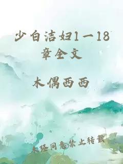 少白洁妇1一18章全文