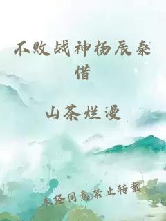 不败战神杨辰秦惜