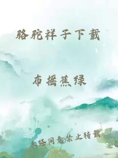 骆驼祥子下载