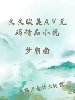 久久欧美AⅤ无码精品小说