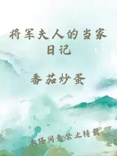 将军夫人的当家日记