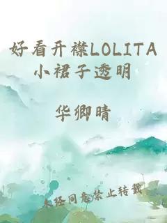 好看开襟LOLITA小裙子透明