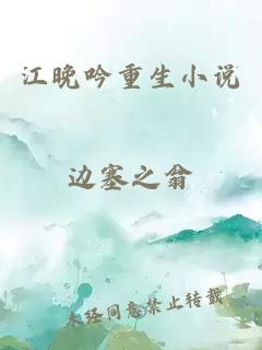 江晚吟重生小说