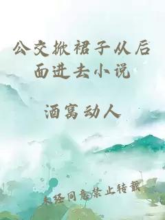 公交掀裙子从后面进去小说