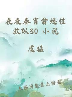 夜夜春宵翁熄性放纵30 小说