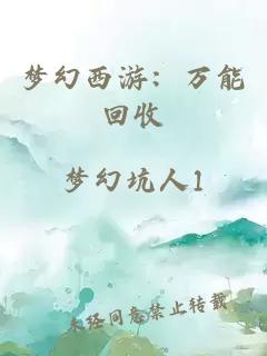 梦幻西游：万能回收