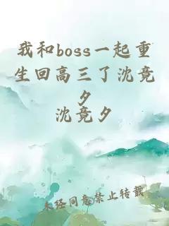 我和boss一起重生回高三了沈竟夕