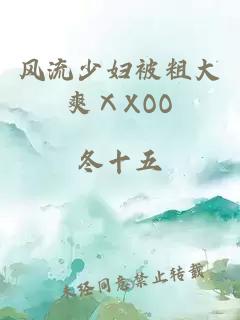 风流少妇被粗大爽ⅩXOO