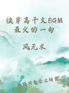 快穿高干文BGM最火的一句